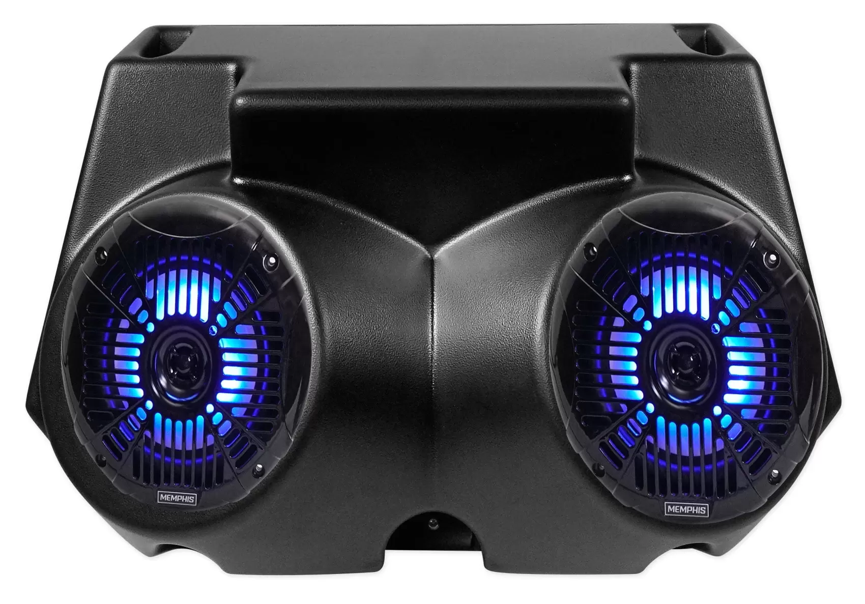 (2) Memphis Audio 6.5 Overhead LED Speakers+Remote For Polaris RZR/ATV/UTV/Cart