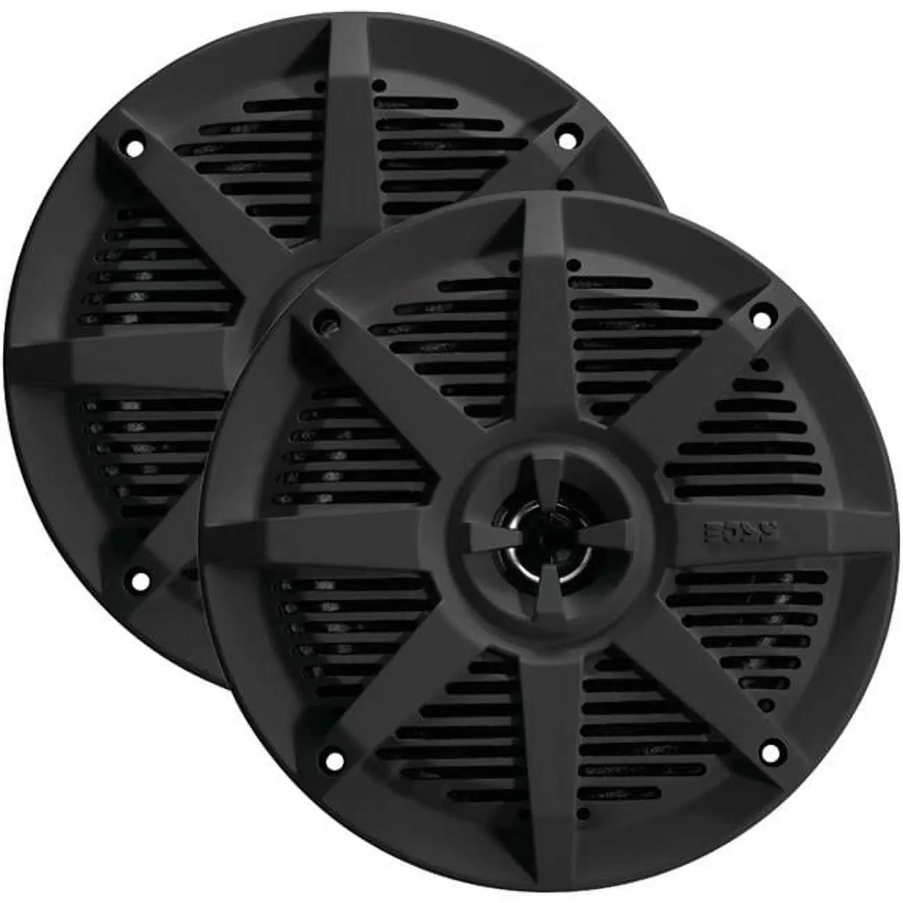 2-Way Full-Range Marine Speakers. Black - 5.25 in.