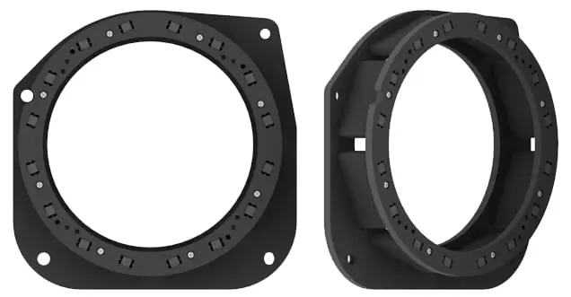 1992-1996 Toyota Camry 6.5 Front Door Speaker Adapter Spacer Rings - SAK035_55-1 Pair