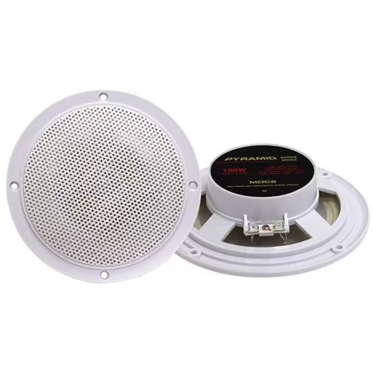 5.25 Marine 100 Watts Dual Cone Waterproof Stereo Speakers