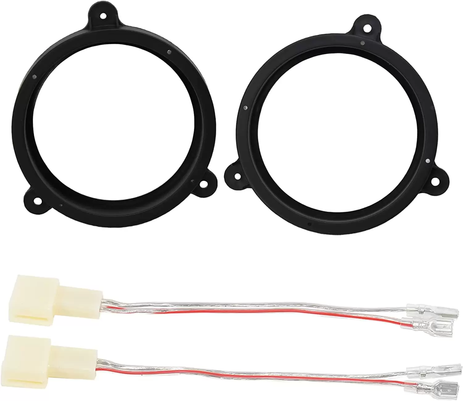 6.5 Rear Door Speaker Adapter Bracket w/Speaker Wiring Harness Select for Subaru WRX 2014-2020 Impreza