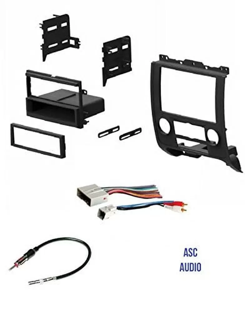 ASC Audio Car Stereo Radio Install Dash Kit. Wire Harness. and Antenna Adapter to Add a Single Din Radio for 2008 - 2012 Ford Escape. 2008 - 2011 Mazda Tribute. 2008 - 2011 Mercury Mariner