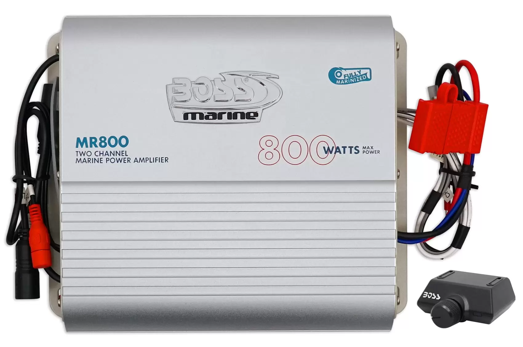 BOSS Audio MR800 Class A/B 800 Watt 2 Channel Full Range MOSFET Marine Amplifier