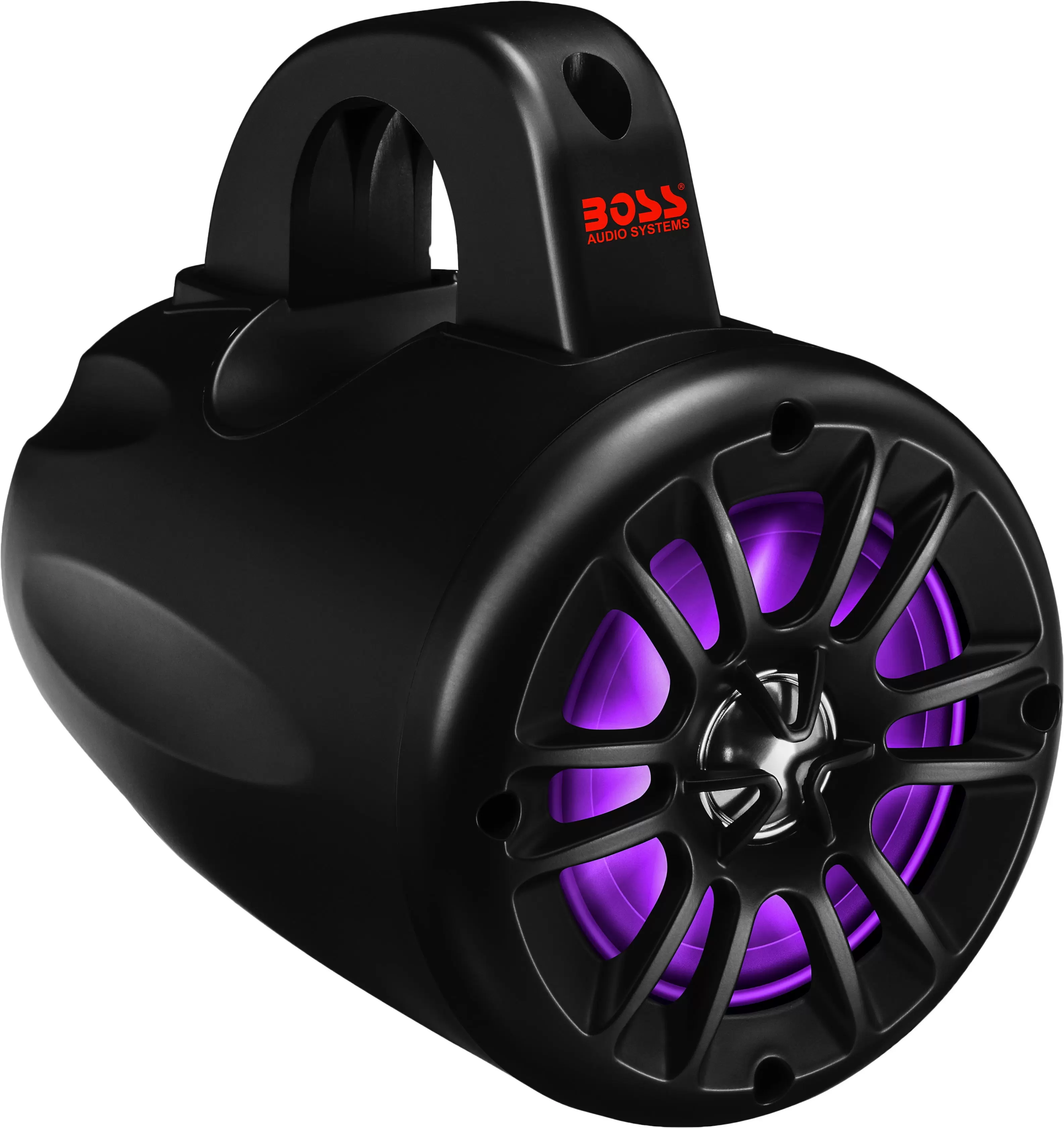 BOSS Audio Systems B40RGB ATV UTV Marine Weatherproof System - Amplified. 4 Inch Stereo Speakers. Full Range. 2 Way. Full Range Audio. Tweeters. Bluetooth. IPX5 Rated Weatherproof. Sold in Pairs