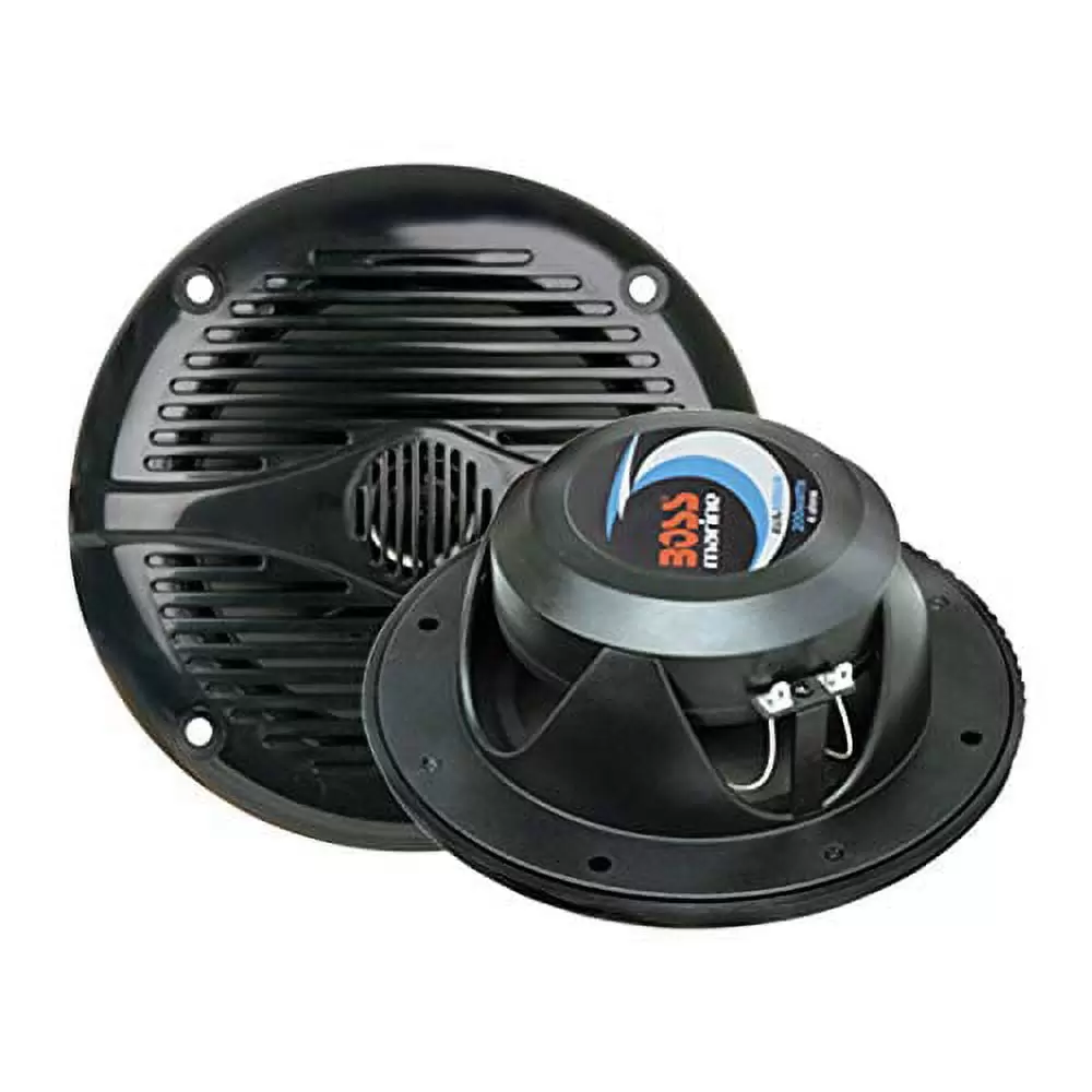 BOSS Audio Systems MR50B 150 Watt Per Pair. 5.25 Inch. Full Range. 2 Way Weatherproof Marine Speakers Sold in Pairs