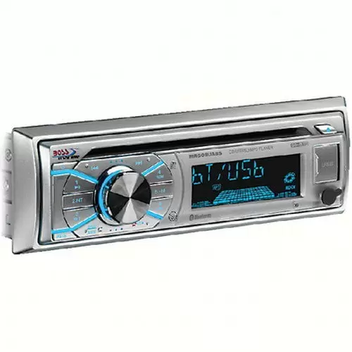 Boss Audio Systems MR508UABS Marine Audio Stereo System - Single Din. Bluetooth Audio and Calling Head Unit. AM/FM Radio Receiver. CD Player. Weatherproof. USB. Not Touchscreen. Hook Up To Amplifier