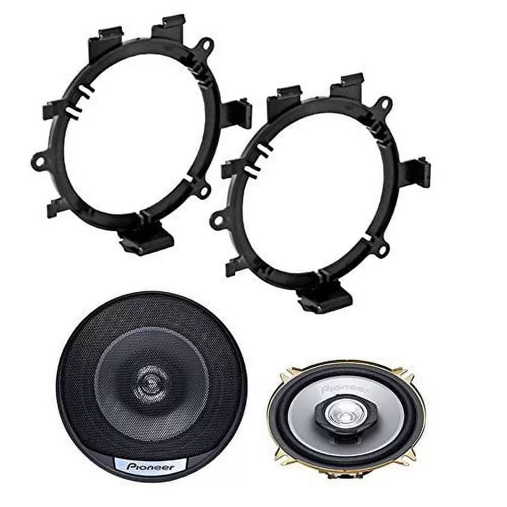 GMSB-345 5-1/4 to 6-1/2 speaker adapter brackets with Pioneer G Series 6-1/2/6-3/4 Speakers TS-G1645 (pair)