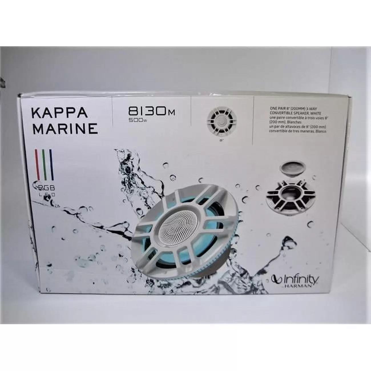 Infinity 8 Marine RGB Kappa Series Speakers - White [KAPPA8130M]