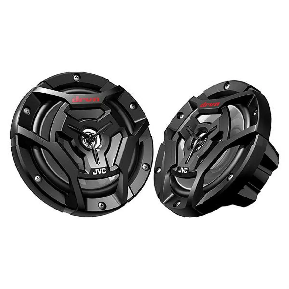 JVC drvn Series Marine/MotorSports 6.5 150-Watt 2-Way Coaxial Speakers (Black). CS-DR6200M