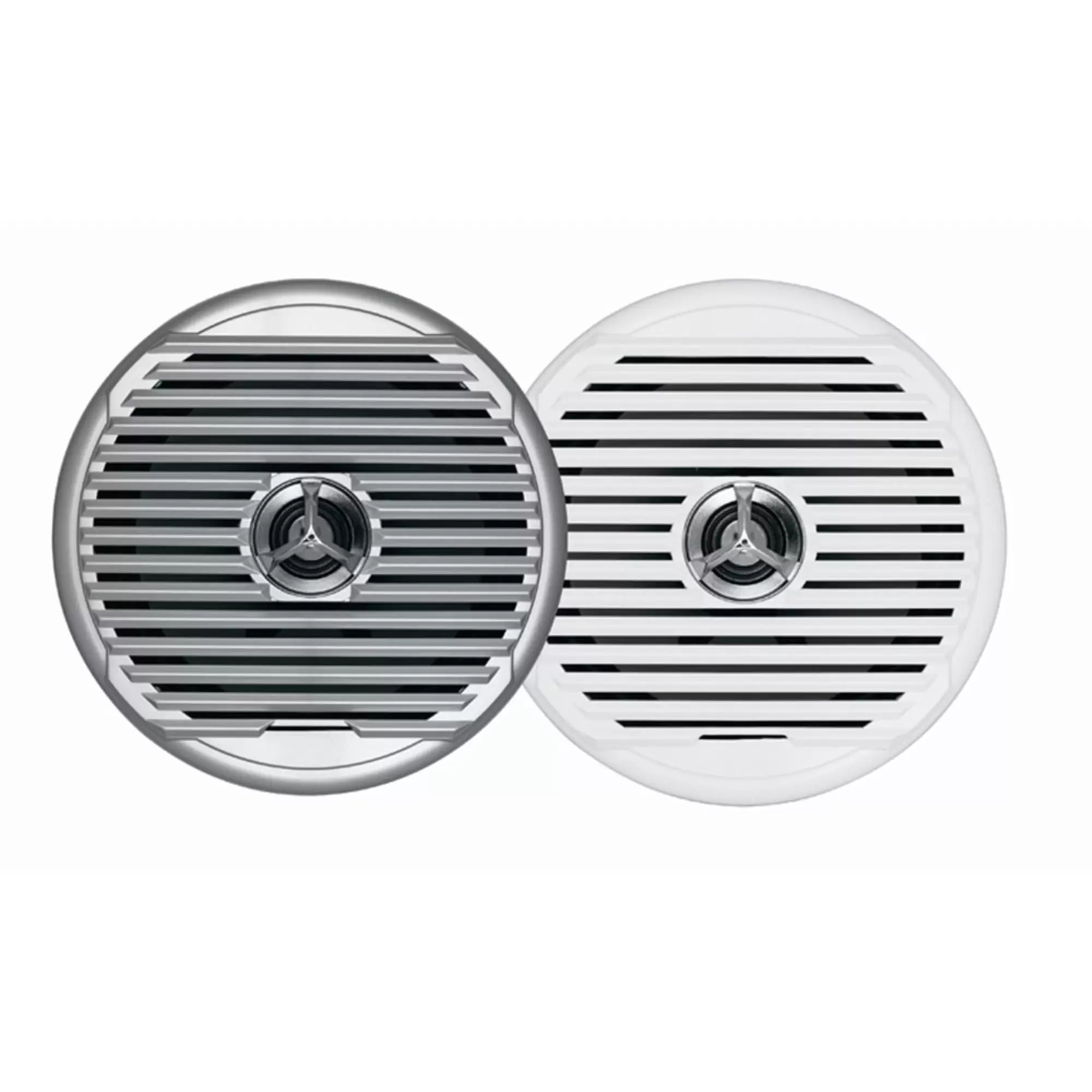 Jensen New Marine High Performance Speakers White and Silver. 650-MSX65R