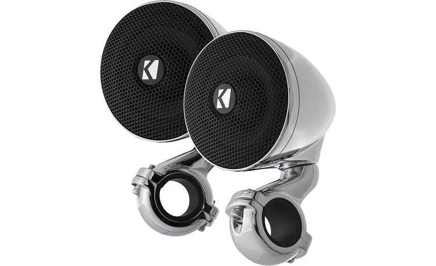 KICKER Mini 2 Ohm Weatherproof Speaker System for Motorcycles and ATVs