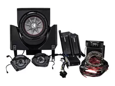 KICKER SSV Works 3 Speaker System - ATV - digital receiver - in-dash - 150 Watts x 2 + 500 Watts x 1