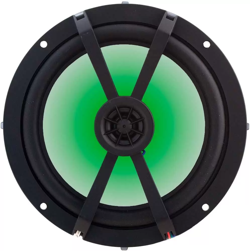 Kicker 45BKM84L 8 KM Series 2-Way Marine LED Speaker - Price is per Single Unit (1 Speaker)