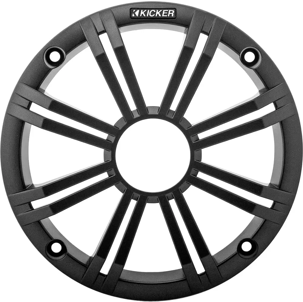 Kicker 45BKMG8C 8 Marine Speaker Grille (Charcoal) Compatible ONLY! with Kicker 8 KM. KMFC and KMTC Series Marine Speakers - Price per Single Unit. 1 Grille