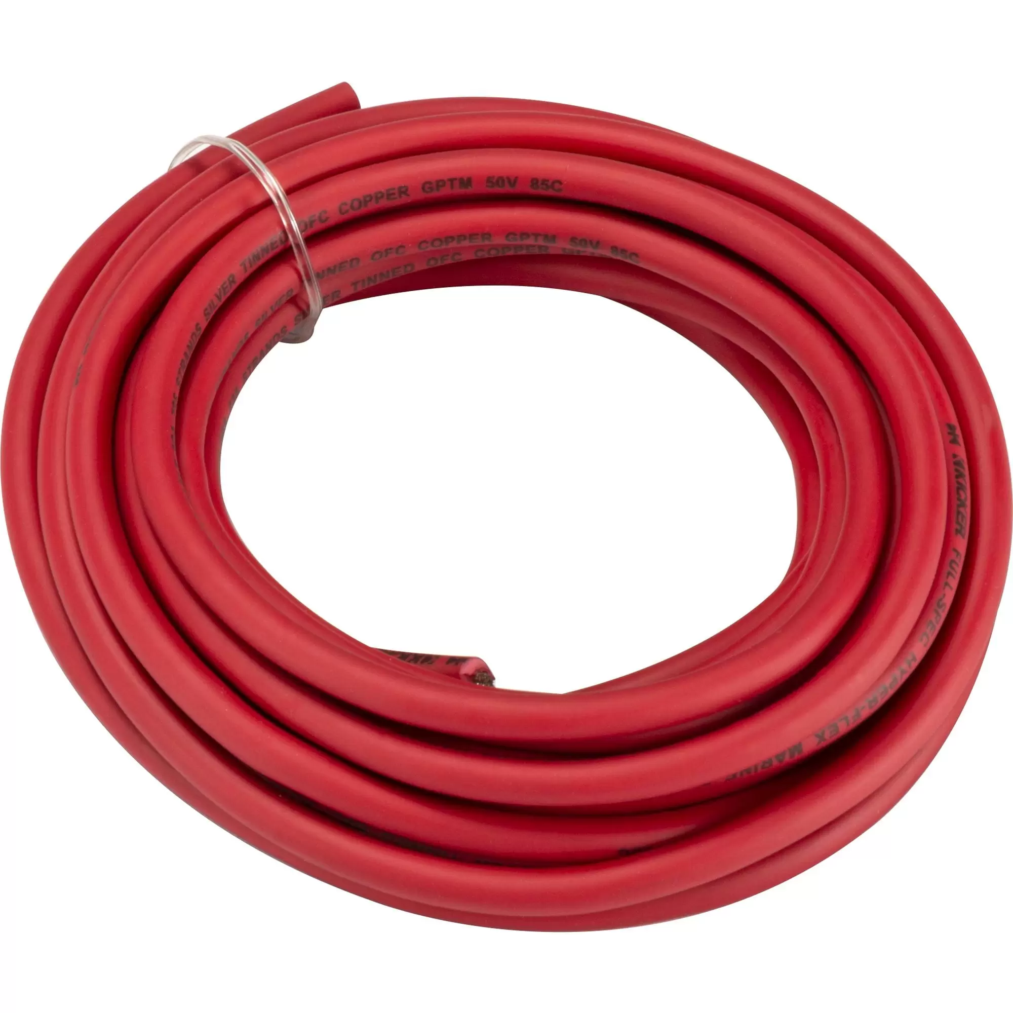 Kicker 47KMWPR820 Marine 8awg Power Wire. 20ft. Red