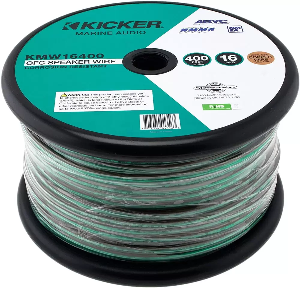 Kicker KMW16400 (47KMW16400) 16AWG Marine Speaker Wire