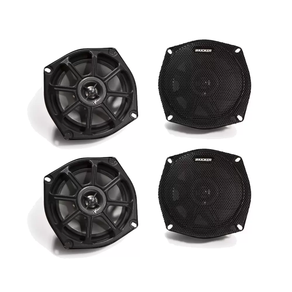 Kicker Motorcycle 5.25 Inch Speaker package 2 ohm version.