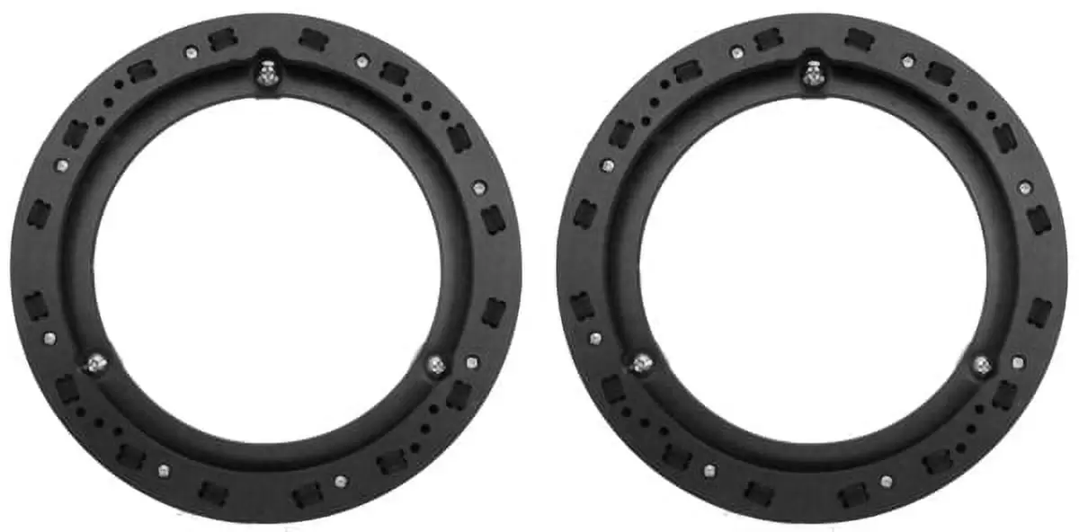 Mitsubishi 2008-2015 Lancer & 2007-2016 Outlander 6 1/2 6.5 Front Or Rear Door Speaker Adapter Spacer Rings - SAK107_55 - 1 Pair