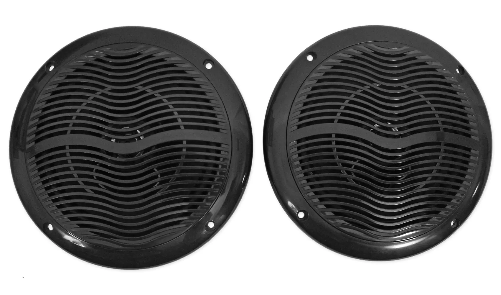 Pair Rockville RMC65B 6.5 600 Watt Waterproof Marine Boat Speakers 2-Way Black