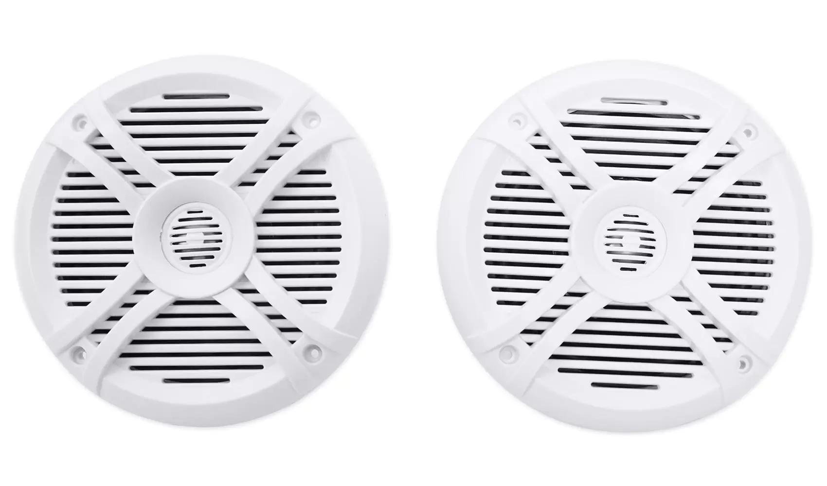 Pair Rockville RMSTS65W 6.5 800 Watt Waterproof Marine Boat Speakers 2-Way White