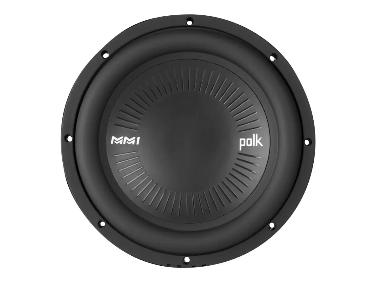 Polk MM1 Series 10 1200W 4 Ohm Dual Voice Coil ATV and Marine Subwoofer