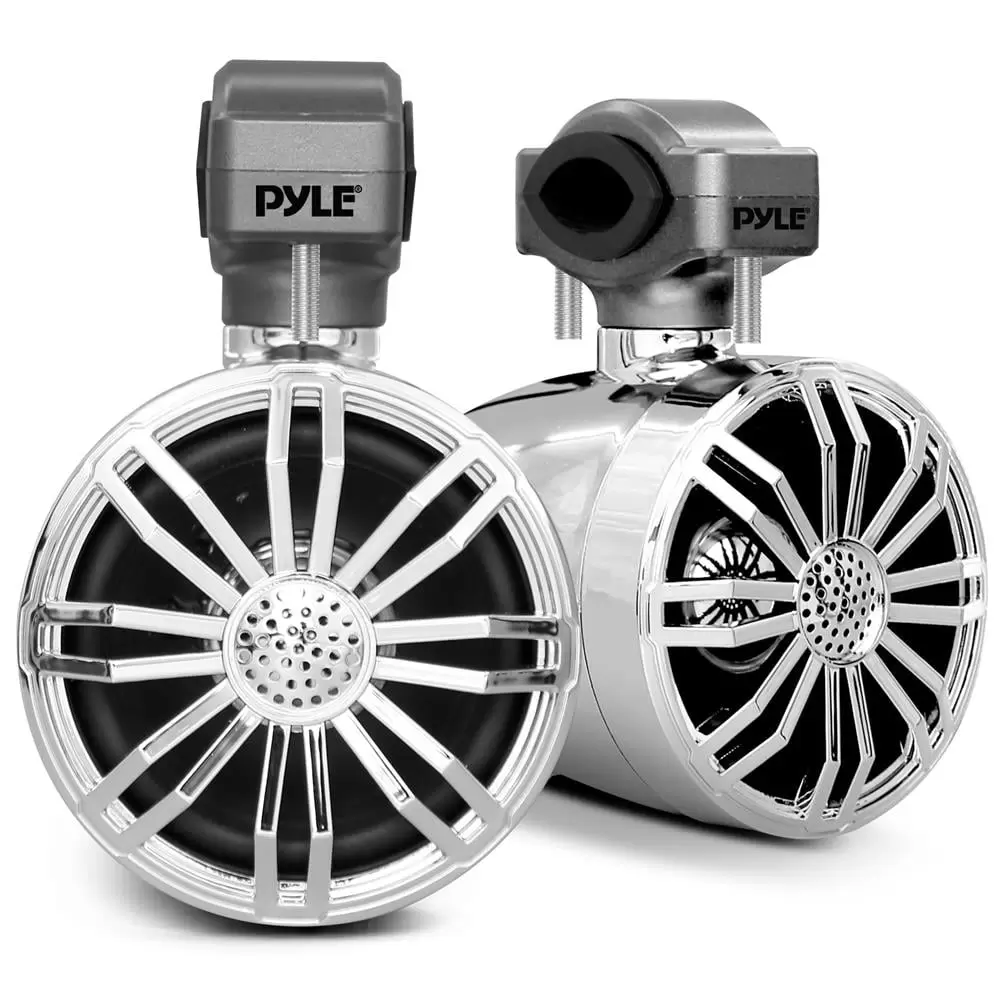 Pyle 3.5 Waterproof Off-Road Speakers - 40W Marine Grade Passive Woofer Sound System Full Range