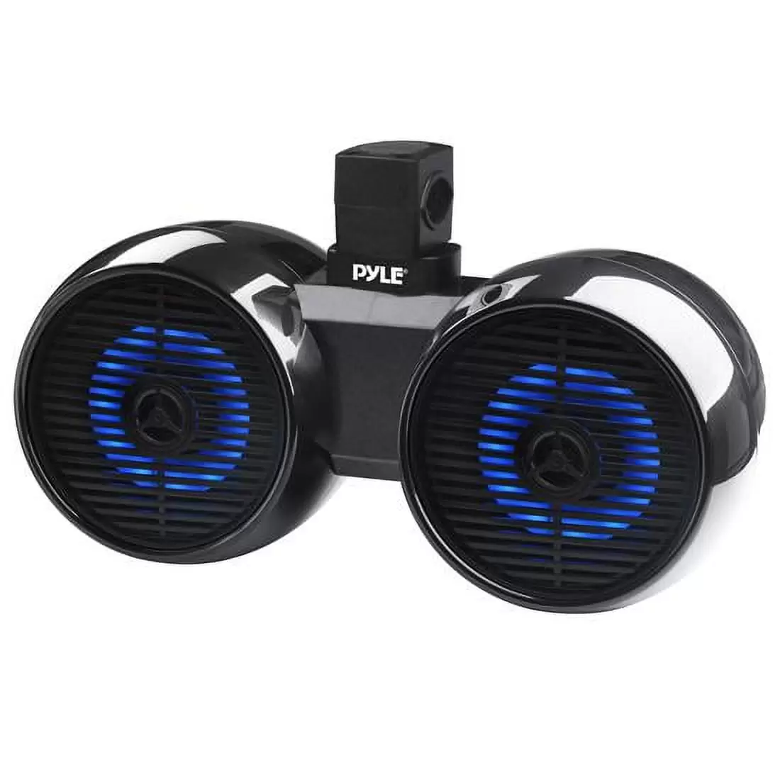 Pyle Dual Waterproof Off-Road Speakers - 6.5 200W 2-Way Marine Sound System w/LED Light PLMRWK61BK