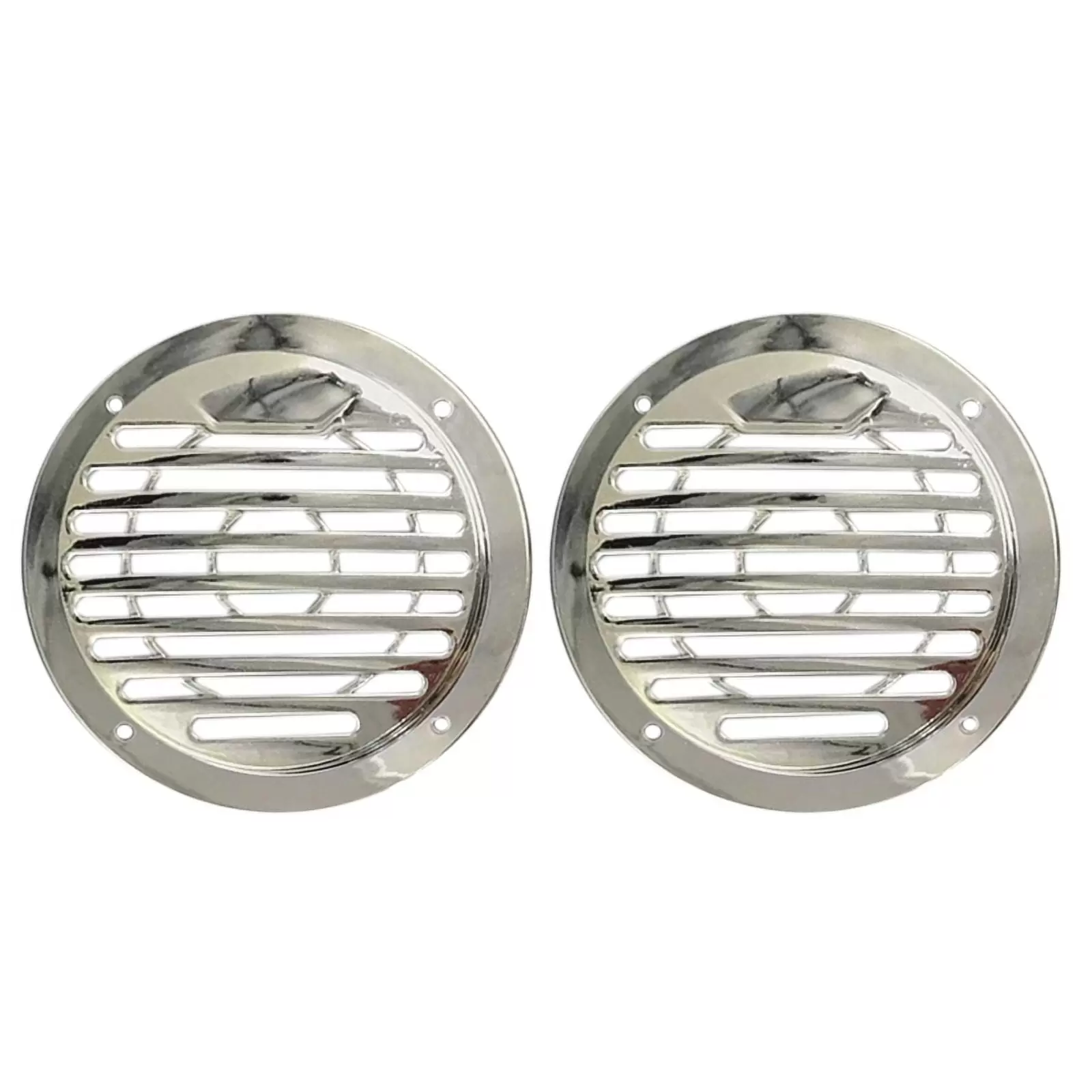 Qisuw 1Pair Universal Car Speaker Grille Speaker for Protection Cover Loudspeaker Accessories Grille Speaker 3 inch 4.5 inch