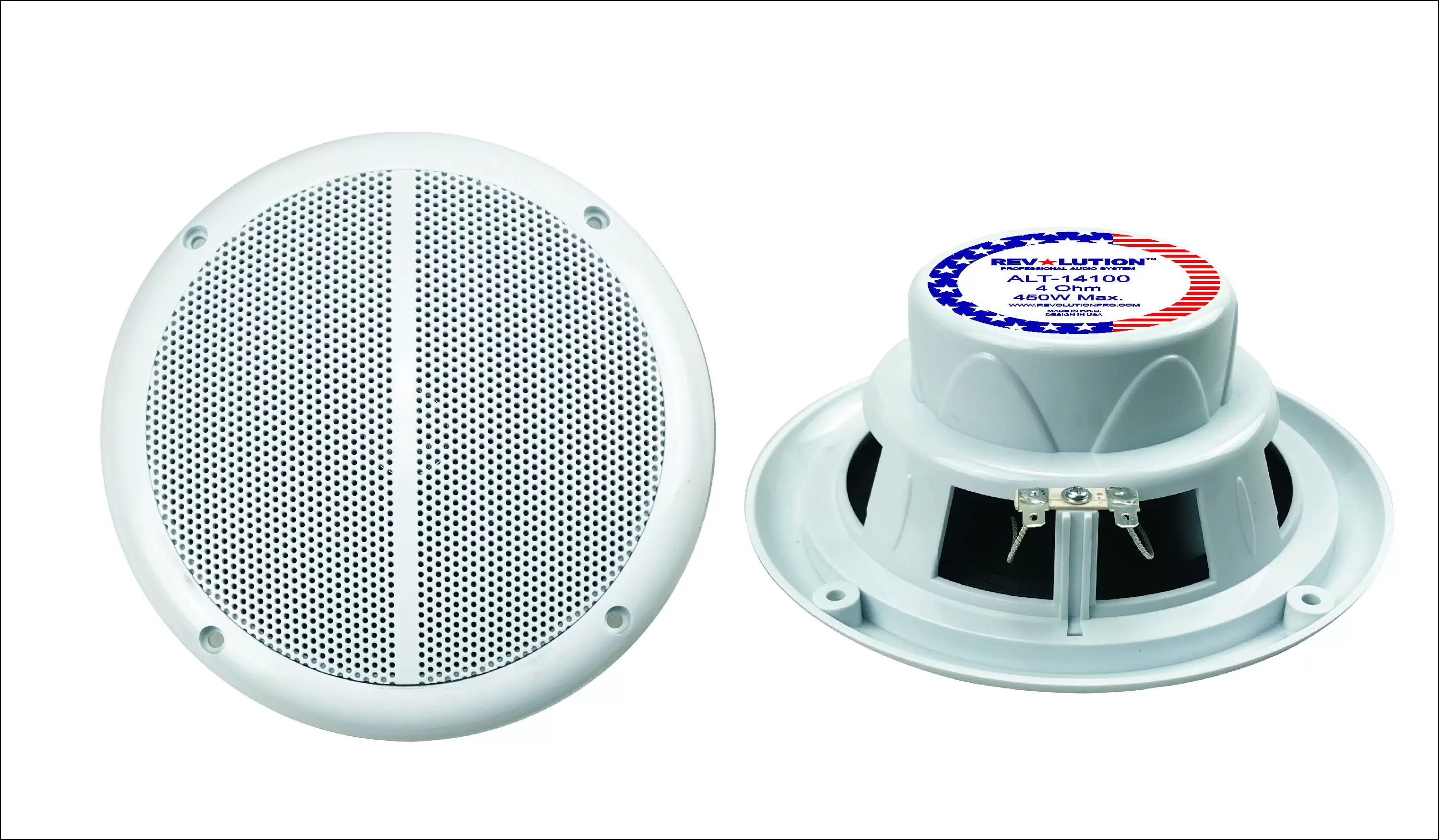 REVOLUTION - ALT-14100 - 6.5 2-way Marine speaker 450W