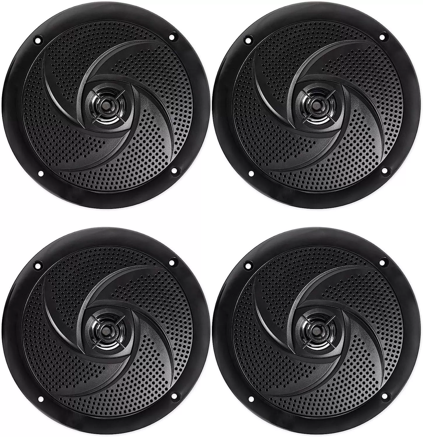 RSM65B 6.5 640 Watt Waterproof Shallow Slim Marine Boat Speakers