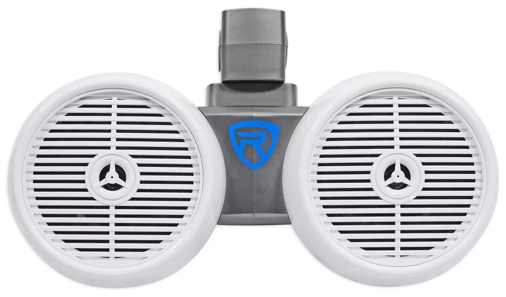 Rockville DWB65W Dual 6.5 White 600 Watt Marine Wakeboard Tower Speaker System