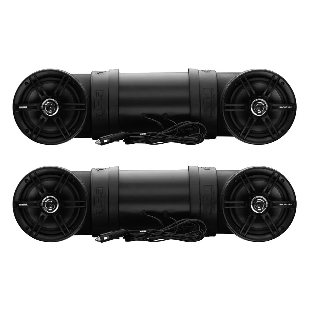 Soundstorm BTB6 Bluetooth 450W ATV/Marine UTV Amplified Tube Speaker (2 Pack)