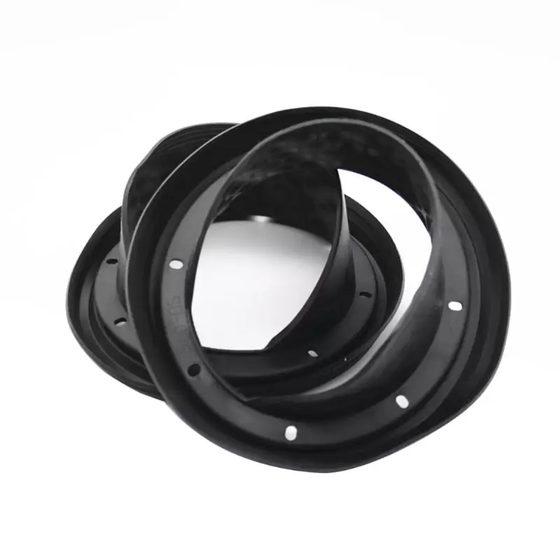 ZUARFY 2 Pieces 6.5 Car Audio Speaker Waterproof Cover Silica Gel Seal Mount Adapter Rings