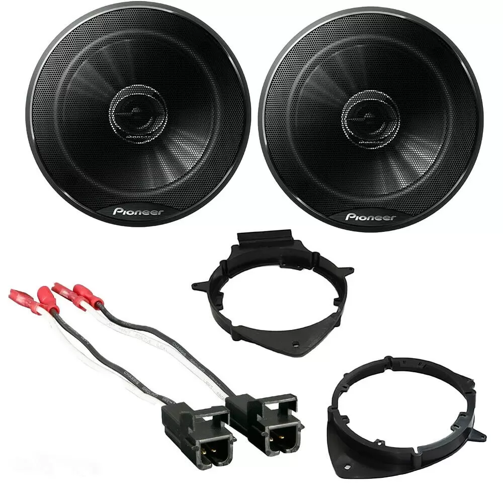 For Select GM Vehicles Pioneer 250W 6.5 2-Way Car Speakers /Speaker Adapter with Metra Speaker Harness